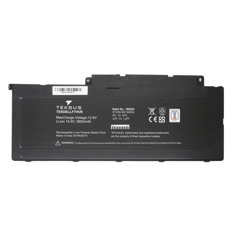 Teksus Laptop Battery Compatible For Dell Inspiron 15 7537 | F7HVR view 2